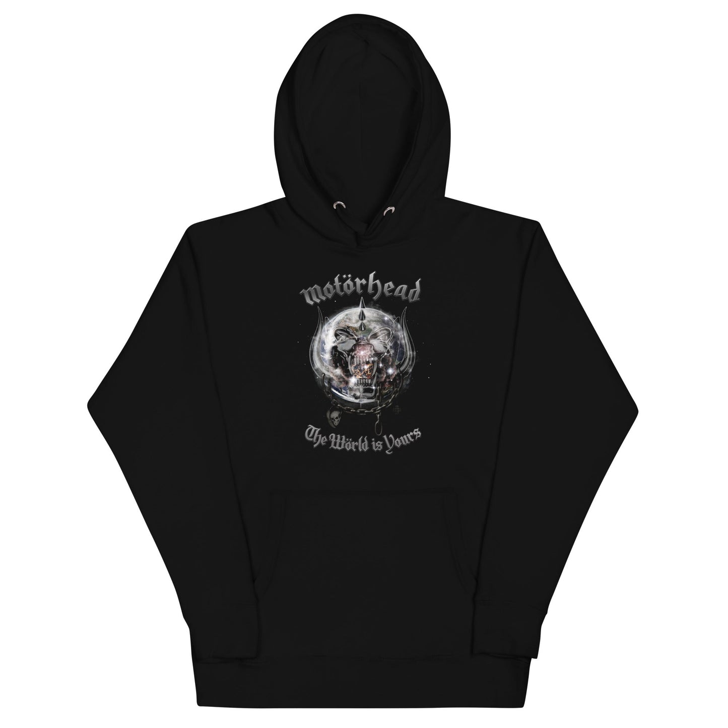 Motorhead The World is Yours Mens Officially Licensed Hoodie Black