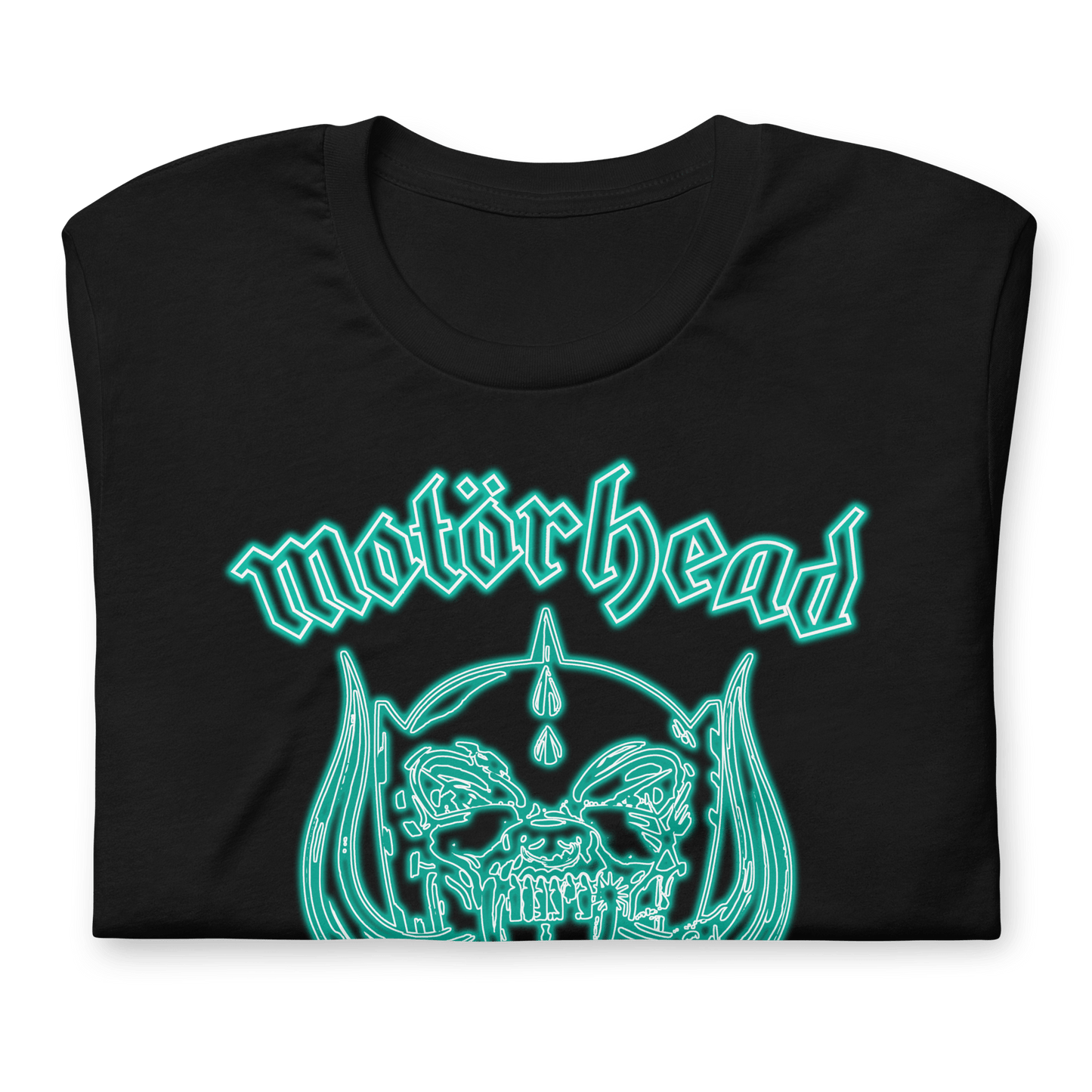 Motorhead Neon Teal Warpig Officially Licensed Mens T Shirt Black