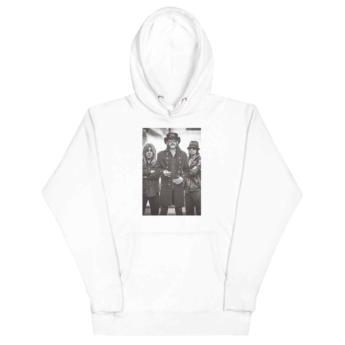 Motorhead With the Band Mens Officially Licensed Hoodie White
