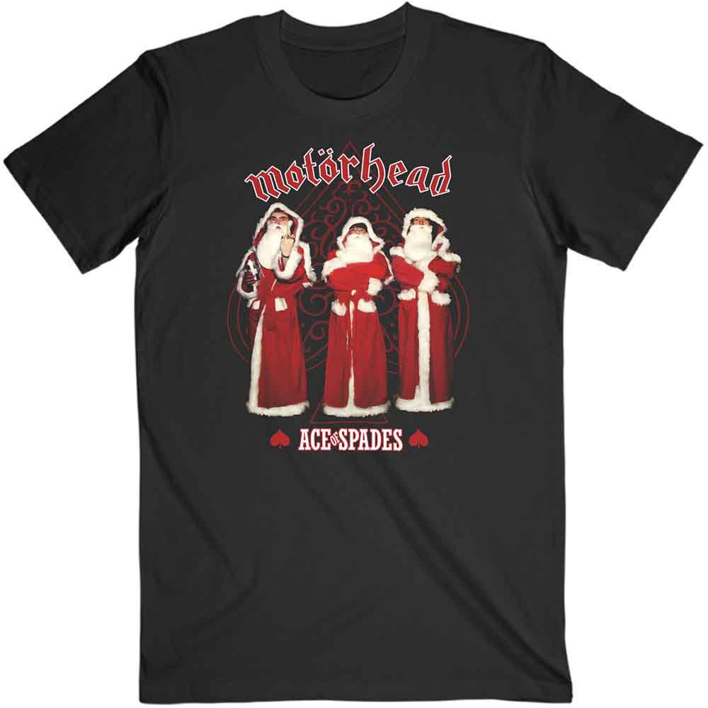 Motorhead Ace Of Spades Christmas Mens T Shirt Officially Licensed