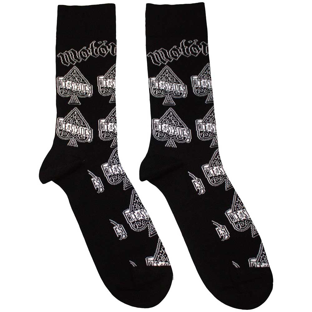 Motorhead Ace Of Spades Repeat Socks Officially Licensed
