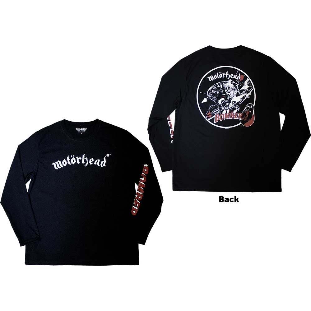 Motorhead Bomber Long Sleeve Shirt Officially Licensed