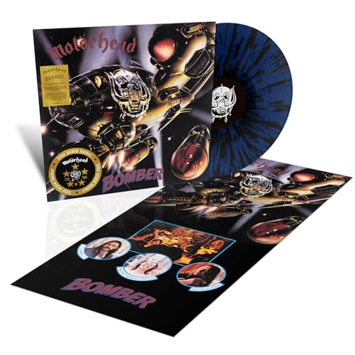 Bomber (Blue & Black Colored Vinyl, Limited Edition, 50th Anniversary Edition, Half Speed Mastered) Vinyl Record