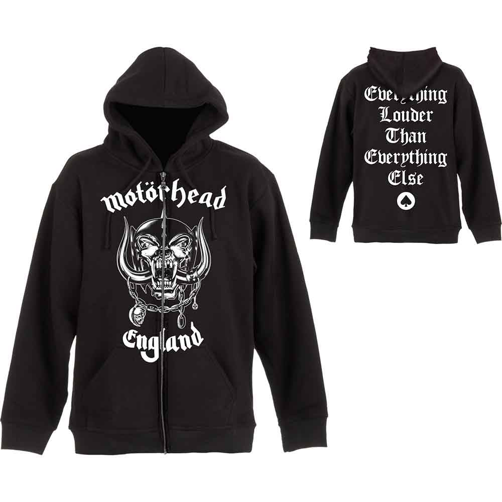 Motorhead England Hoodie Sweatshirt Officially Licensed