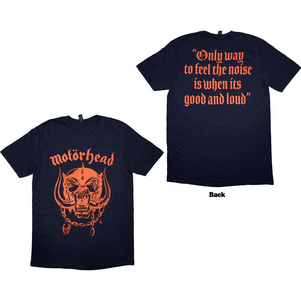 Motorhead Good & Loud Mens T Shirt Officially Licensed