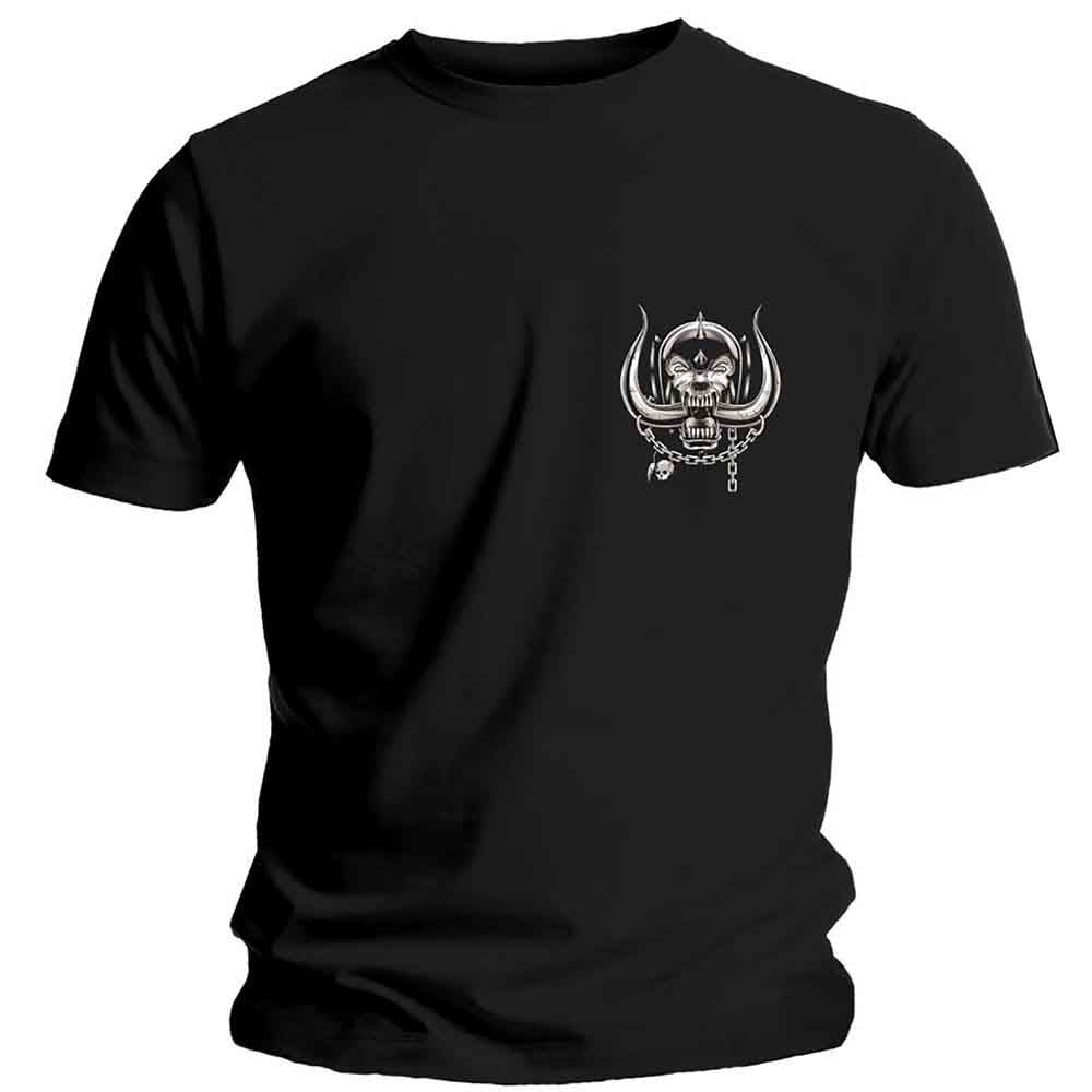 Motorhead Pocket Logo Mens T Shirt Officially Licensed