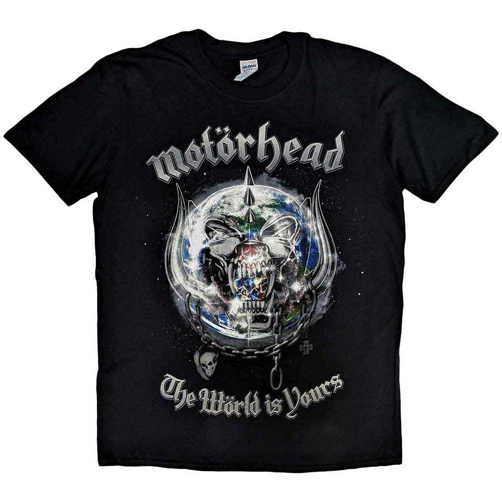 Motorhead The World is your Album Mens T Shirt Officially Licensed
