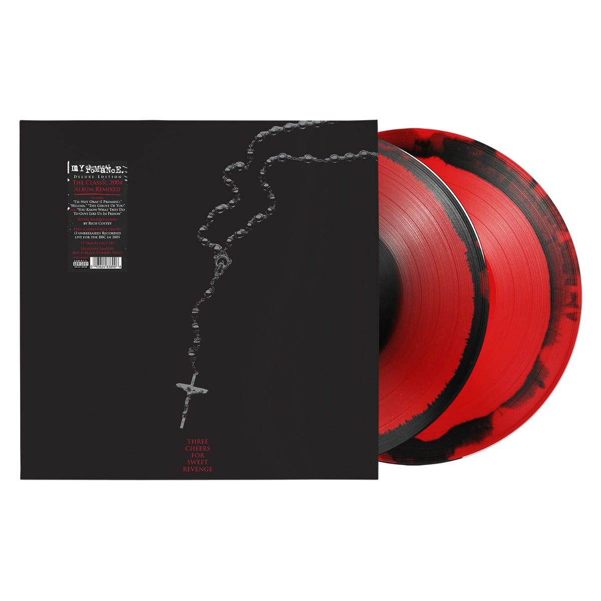 Three Cheers For Sweet Revenge (Deluxe Edition) (2Lp) (Indie Exclusive) (Red/Black Corona Vinyl) Vinyl Record