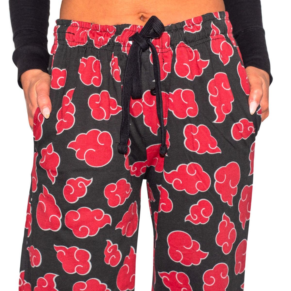 Naruto Shippuden Akatsuki Cloud Adult Sleep Pajama Pants