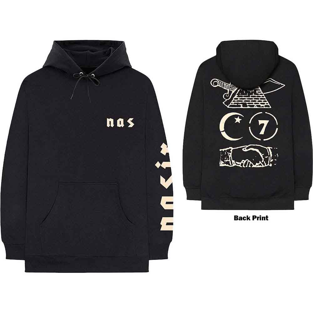 Nas Symbols Hoodie Sweatshirt Officially Licensed