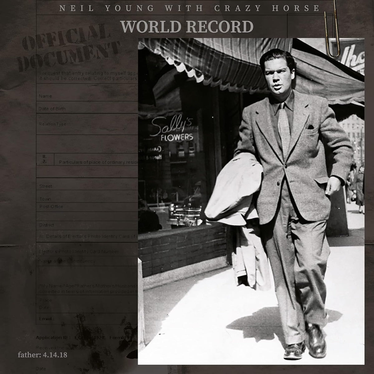 Neil Young & Crazy Horse - World Record (Indie Exclusive, Clear Vinyl) (2 Lp's) Vinyl Record