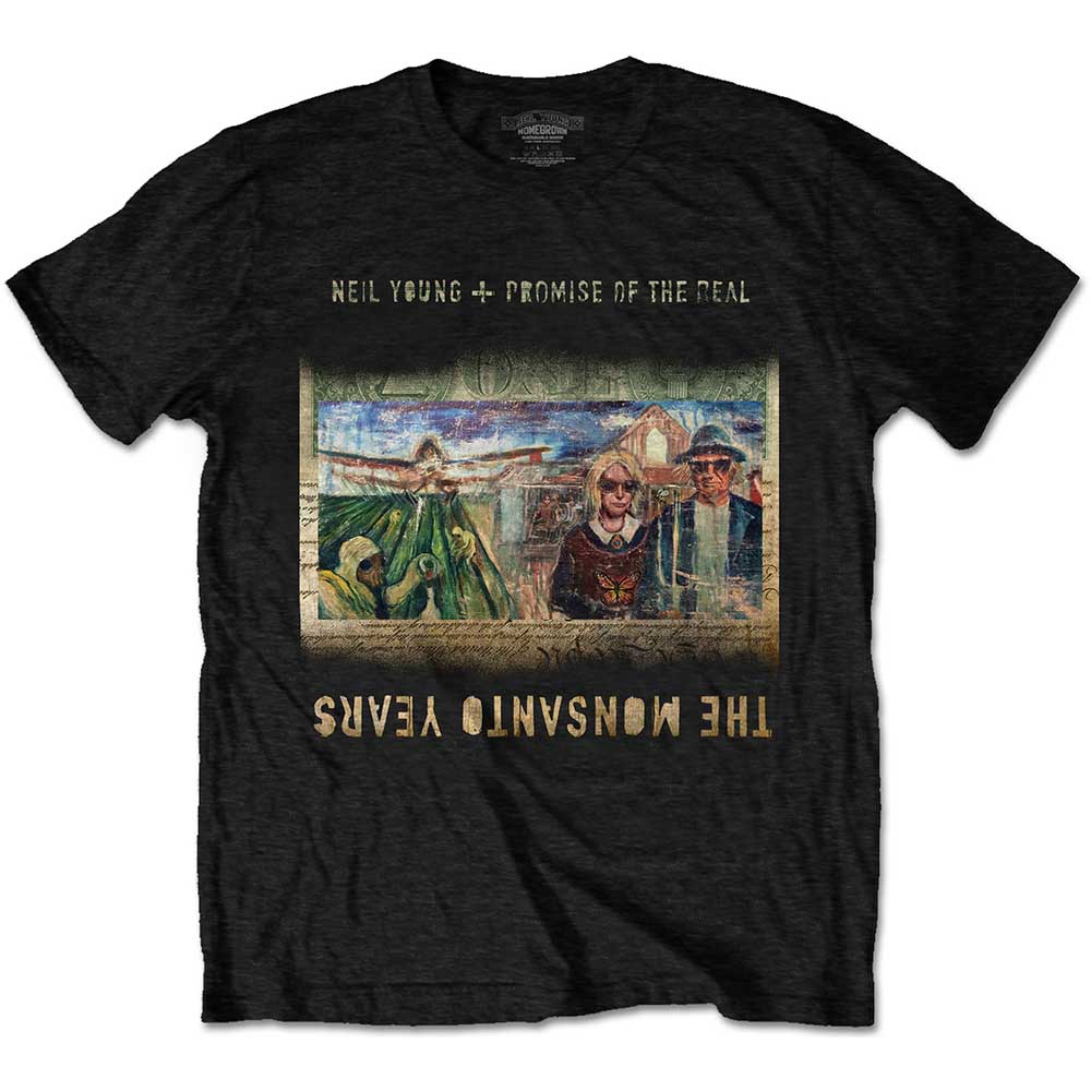 Neil Young Monsanto Years Mens T Shirt Officially Licensed