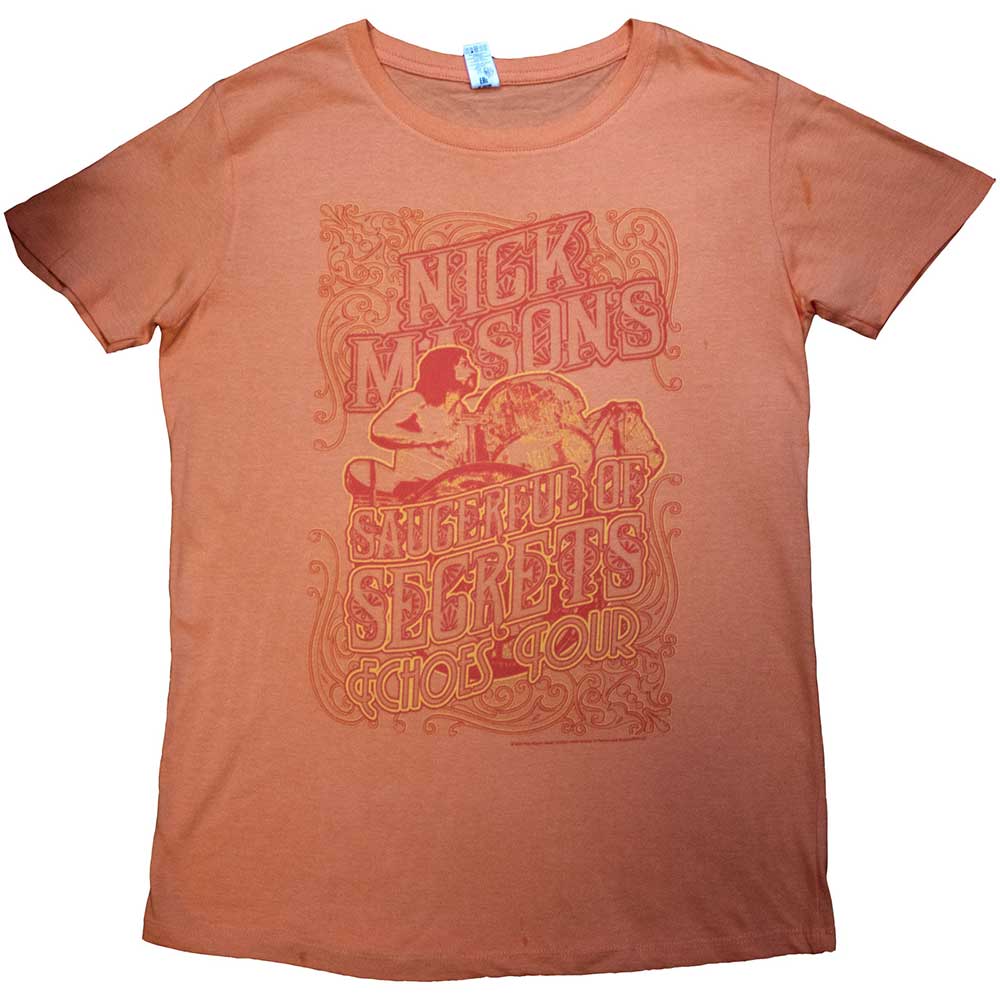 Nick Mason's Saucerful of Secrets Echoes Tour Womens T Shirt Officially Licensed