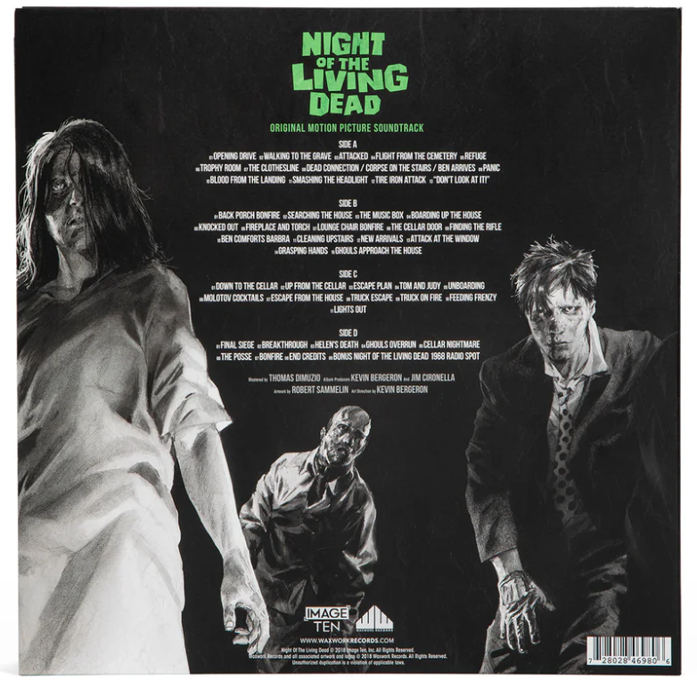 Various Artists - Night of the Living Dead OST (Ghoul Green & Blue 2LP) Vinyl Record