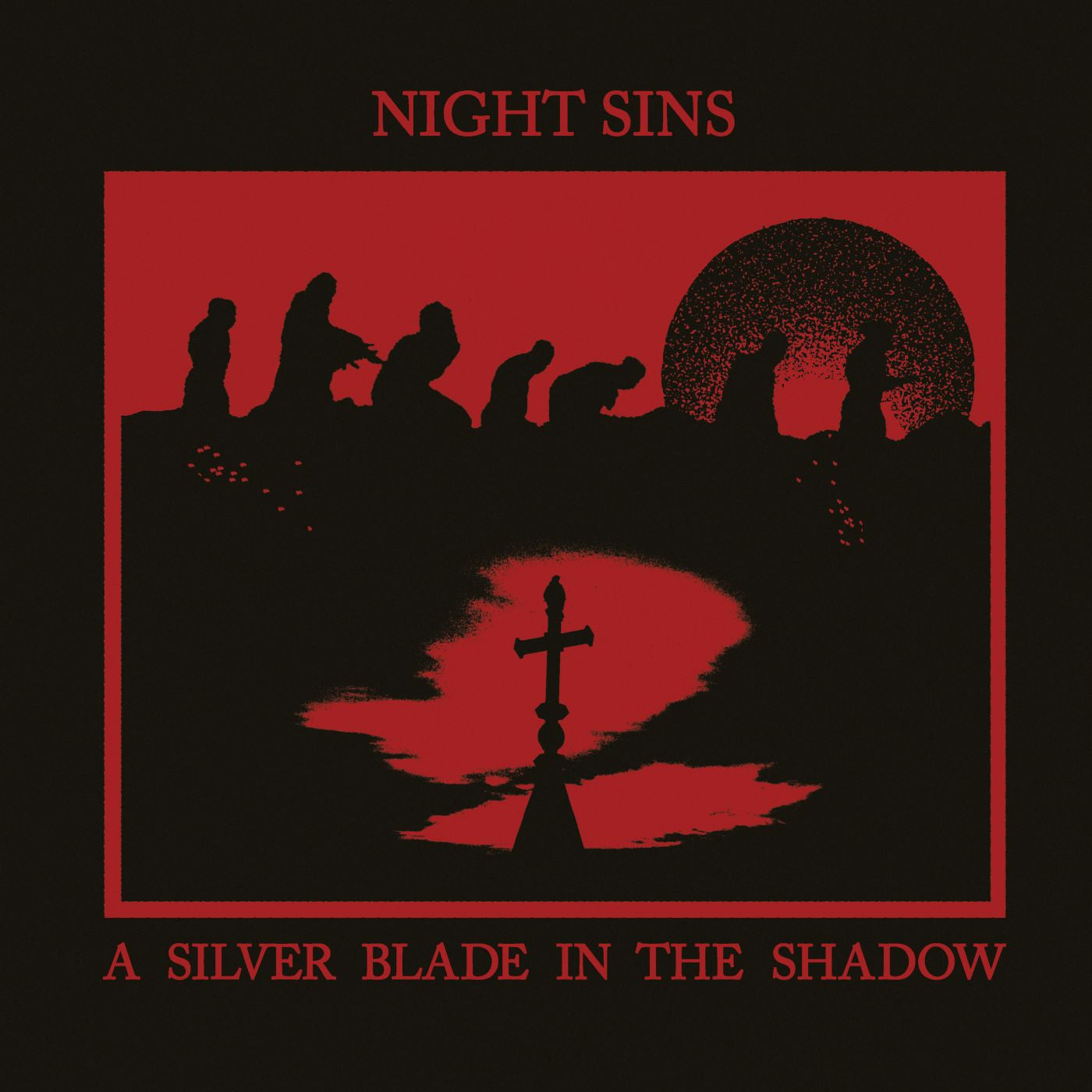 A Silver Blade In The Shadow (Green And Black Swirl VINYL) Vinyl Record