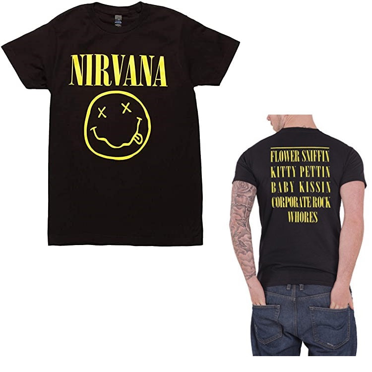 Nirvana In Utero Album Mens T-shirt Officially Licensed