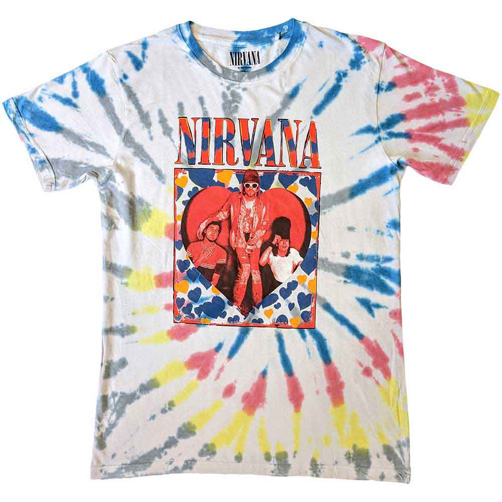 Nirvana Heart Mens T Shirt Officially Licensed
