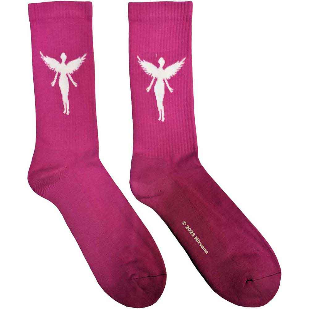 Nirvana In Utero White Angel Socks Officially Licensed