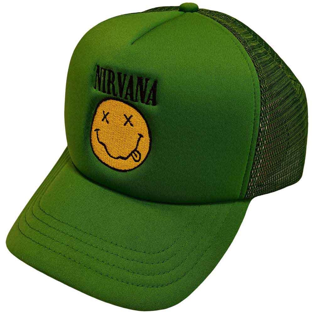 Nirvana Logo & Happy Face Hat Officially Licensed