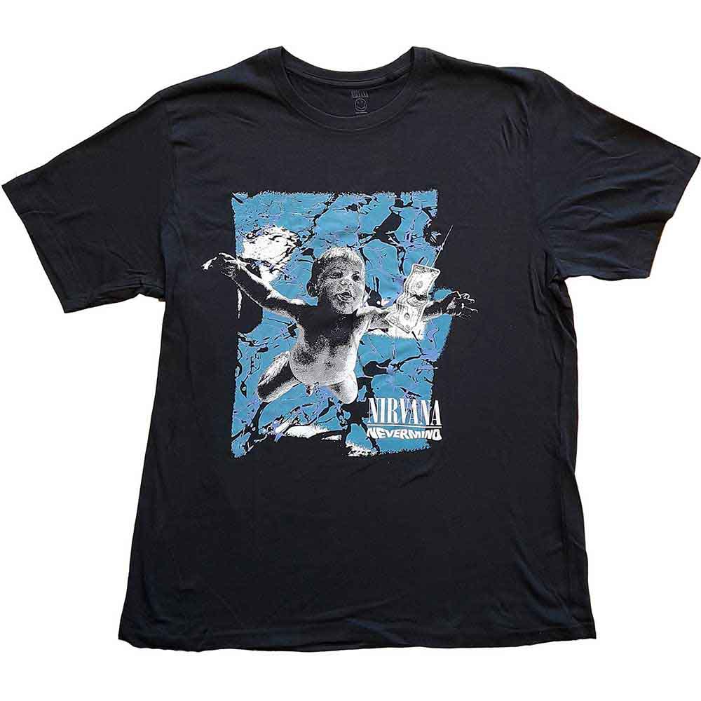 Nirvana Nevermind Cracked Mens T Shirt Officially Licensed