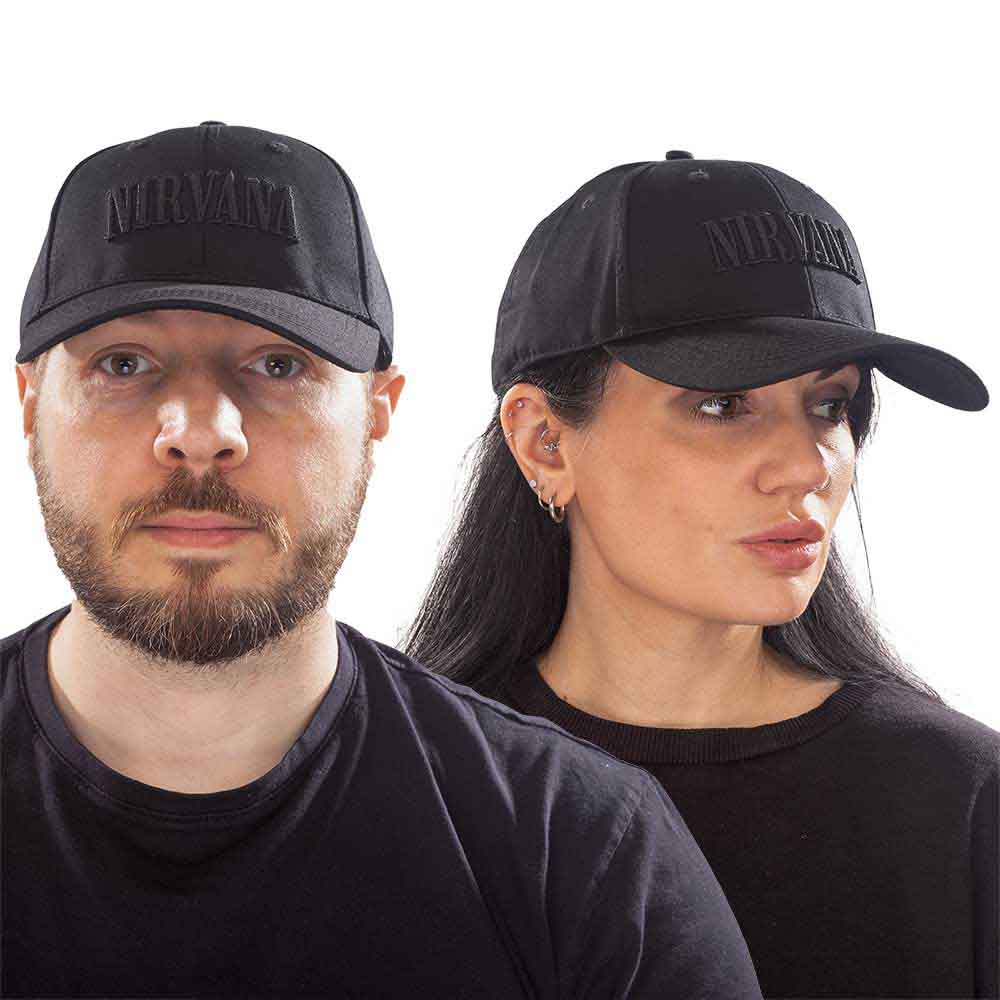 Nirvana Text Logo Hat Officially Licensed