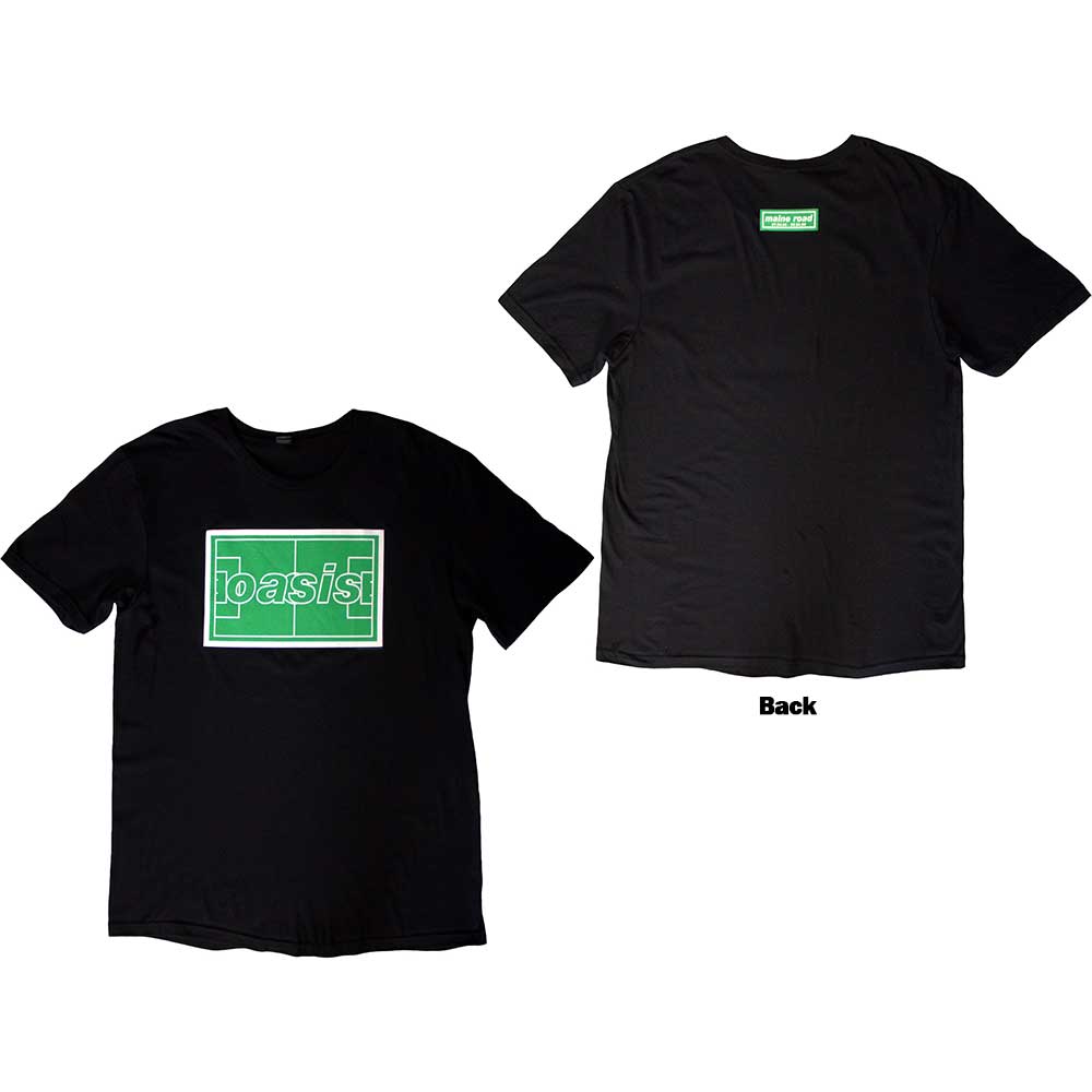 Oasis Maine Road Football Pitch Mens T Shirt Officially Licensed