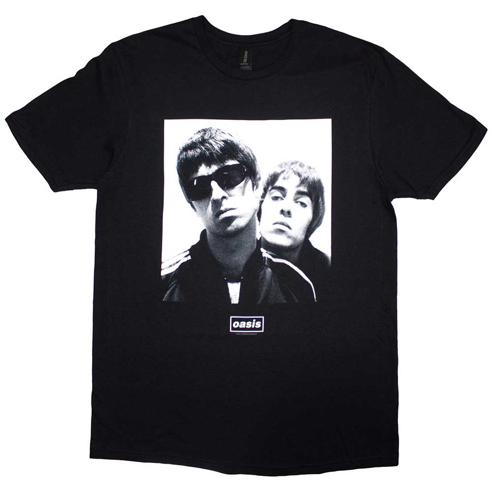 Oasis Noel & Liam Square Photo Mens T Shirt Black