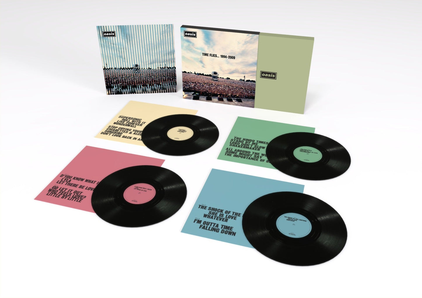 Oasis Time Flies… 1994-2009 (4Lp) (Box Set) Vinyl Record