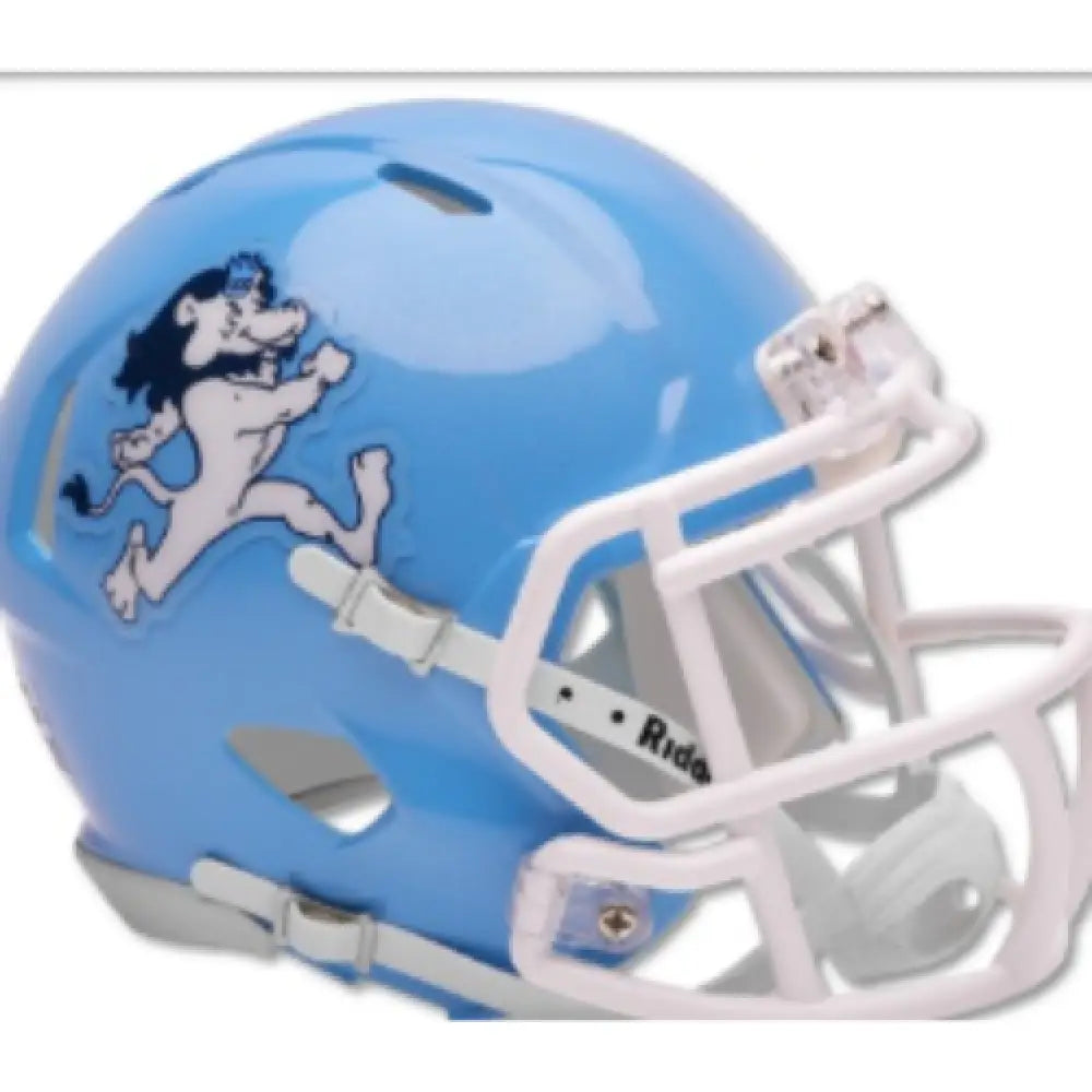 Old Dominion Monarchs NCAA Mini Speed Football Helmet Running Lion - NCAA
