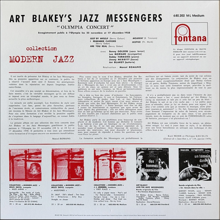 Olympia Concert 1958 (2lp, 180g) Vinyl Record