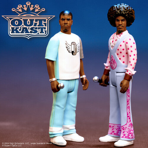 Super7 - OutKast - ReAction Figures Wv3 - OutKast (Big Boi & Dre Present) (Collectible, Action Figure) |
