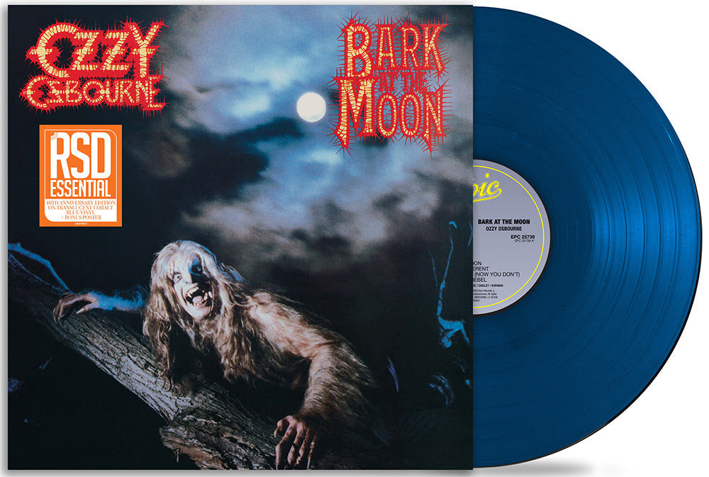Ozzy Osbourne - Bark At The Moon: 40th Anniversary Edition (Indie Exclusive, Translucent Cobalt Blue Colored Vinyl) Vinyl Record