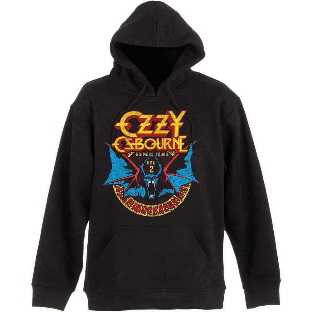 Ozzy Osbourne Bat Circle Hoodie Sweatshirt Officially Licensed