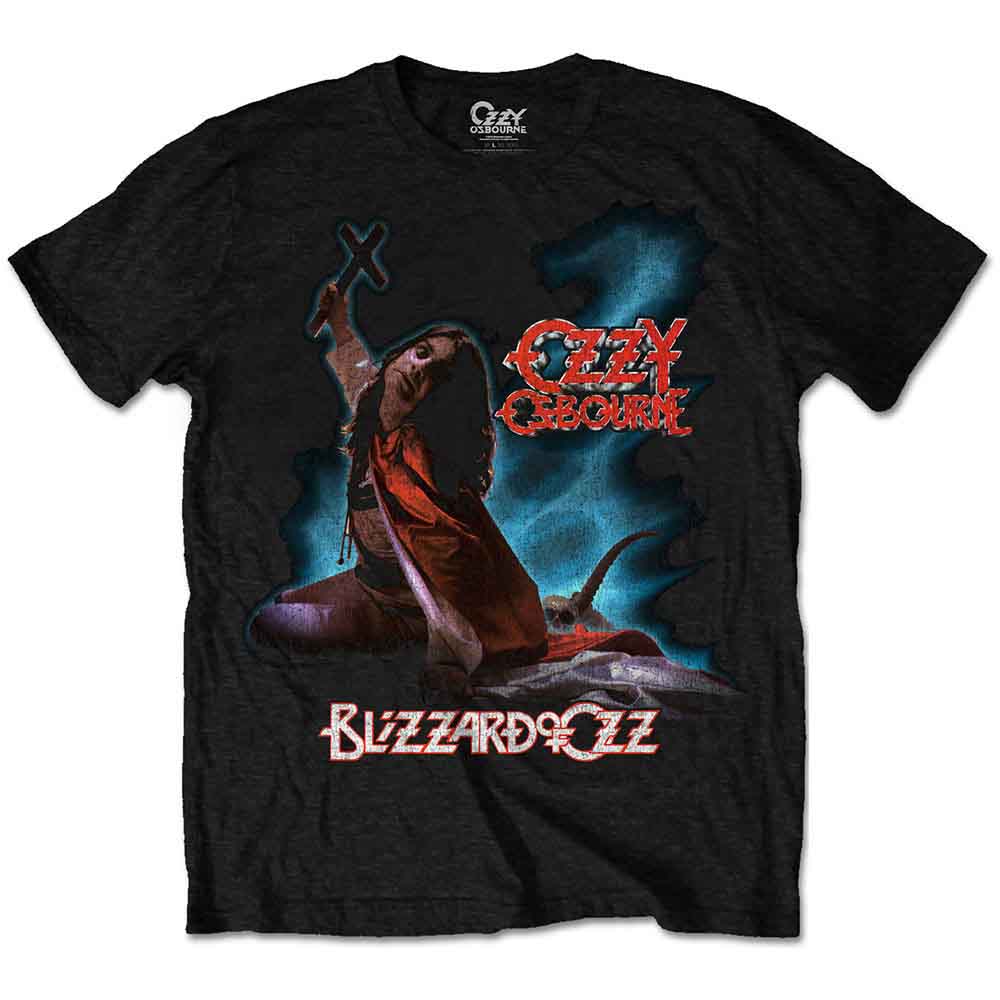 Ozzy Osbourne Blizzard of Ozz Mens T Shirt Officially Licensed