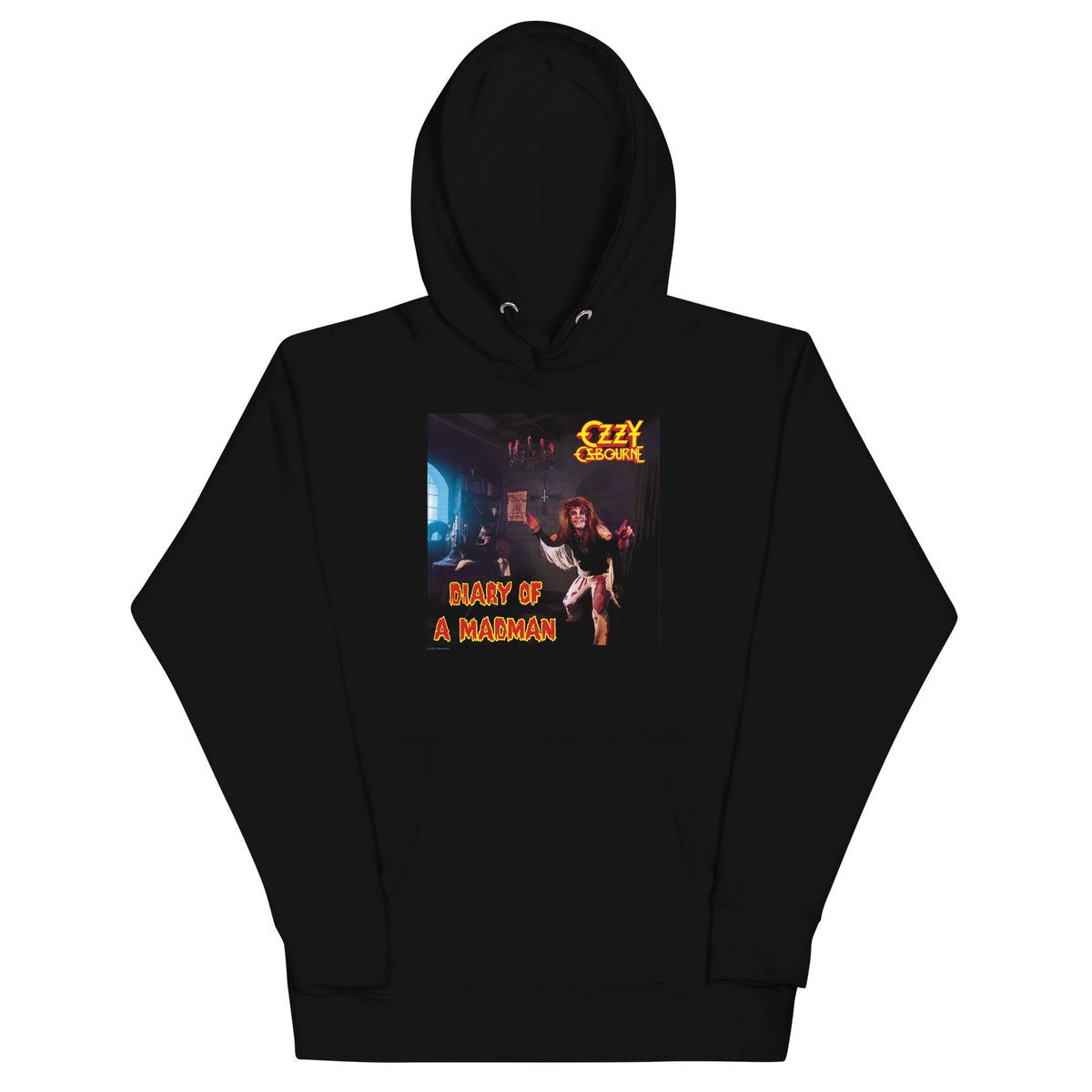 Ozzy Osbourne Diary of a Madman Mens Officially Licensed Hoodie Black