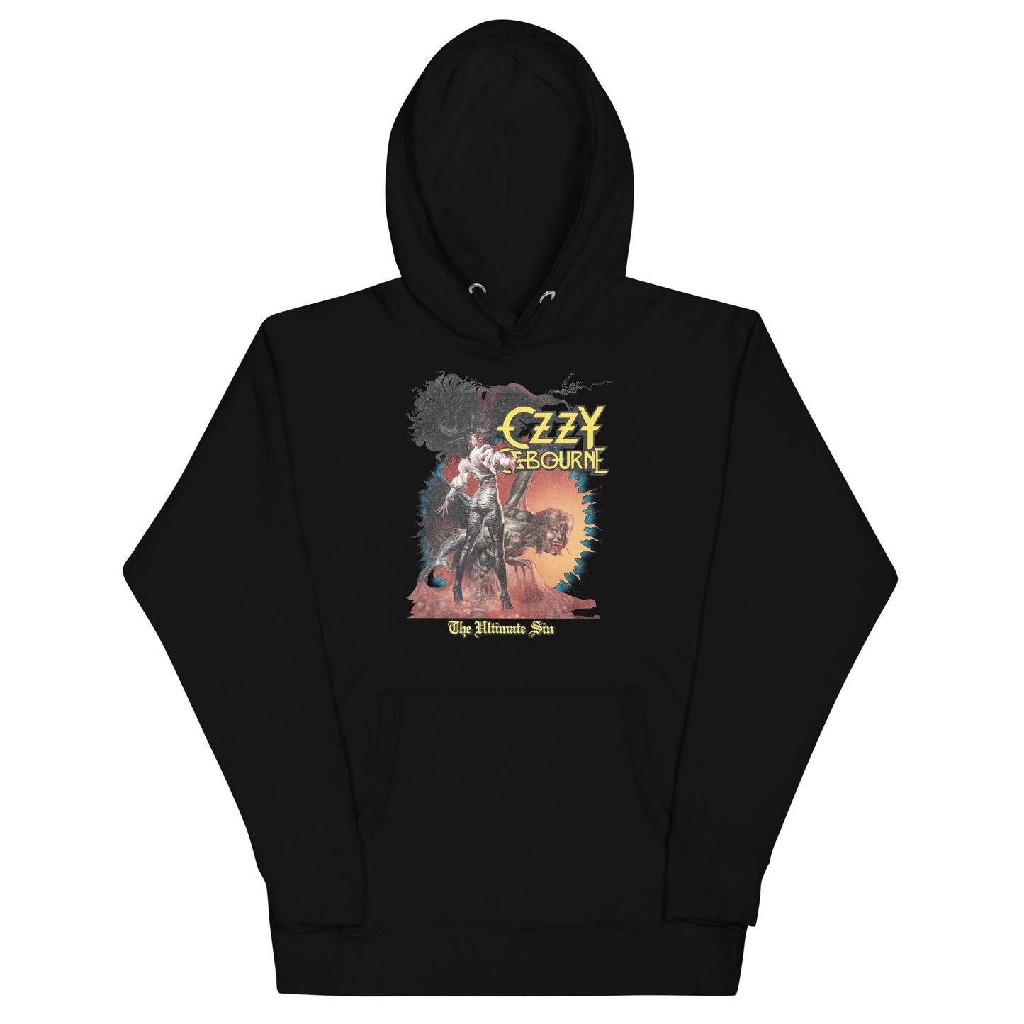 Ozzy Osbourne The Ultimate Sin Mens Officially Licensed Hoodie Black