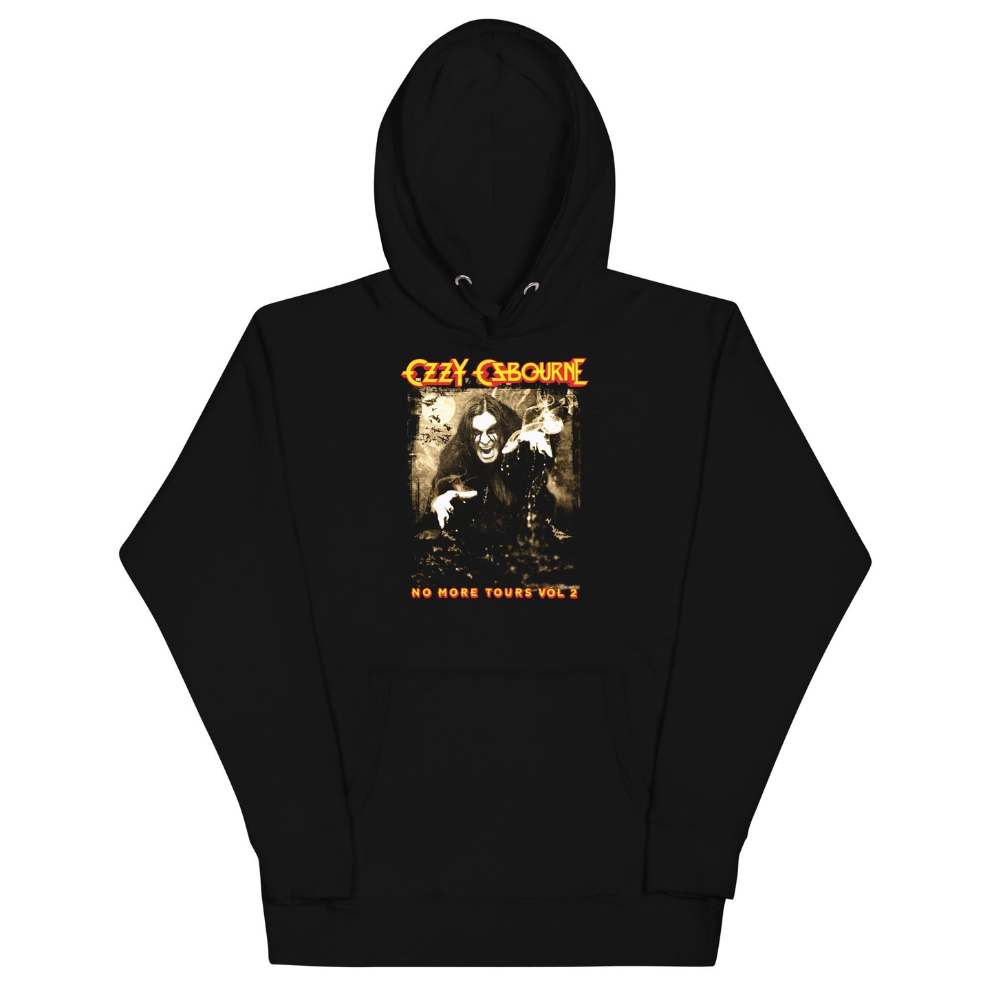 Ozzy Osbourne No More Tours Mens Officially Licensed Hoodie Black