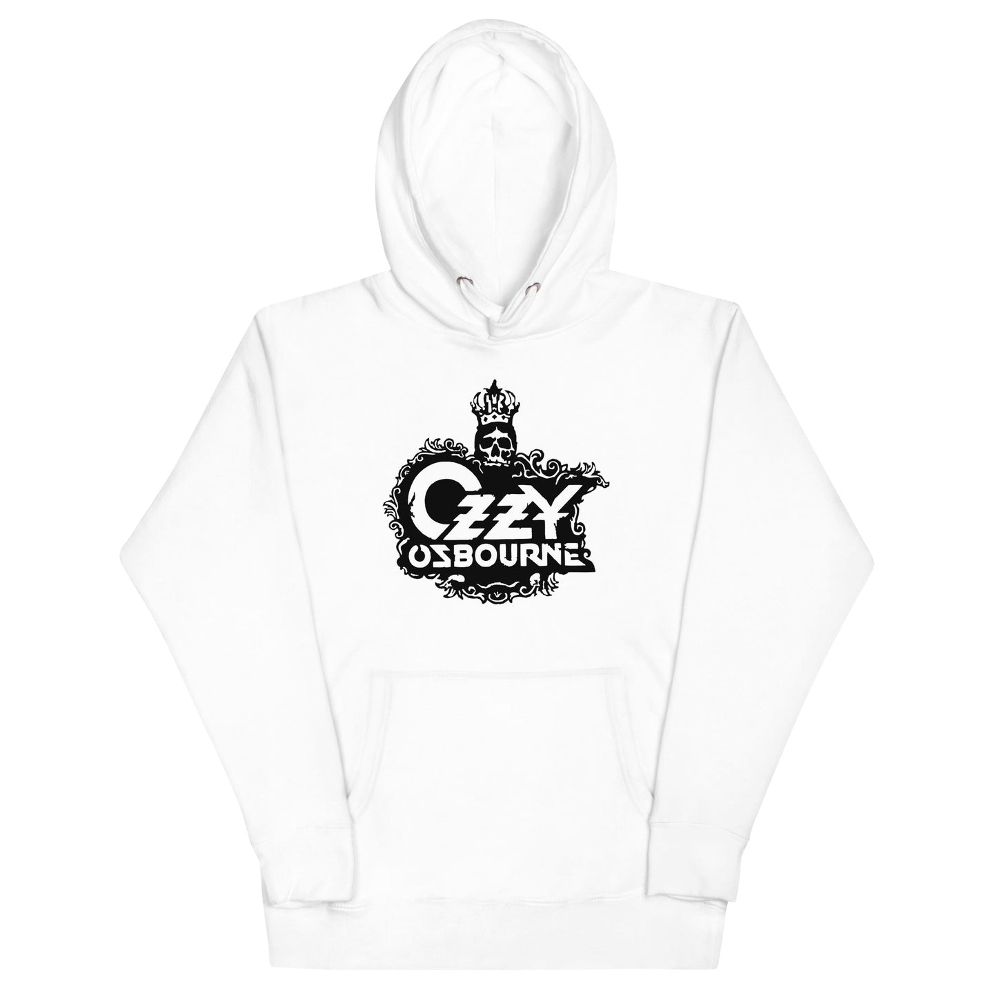 Ozzy Osbourne Gilded Logo Mens Officially Licensed Hoodie White