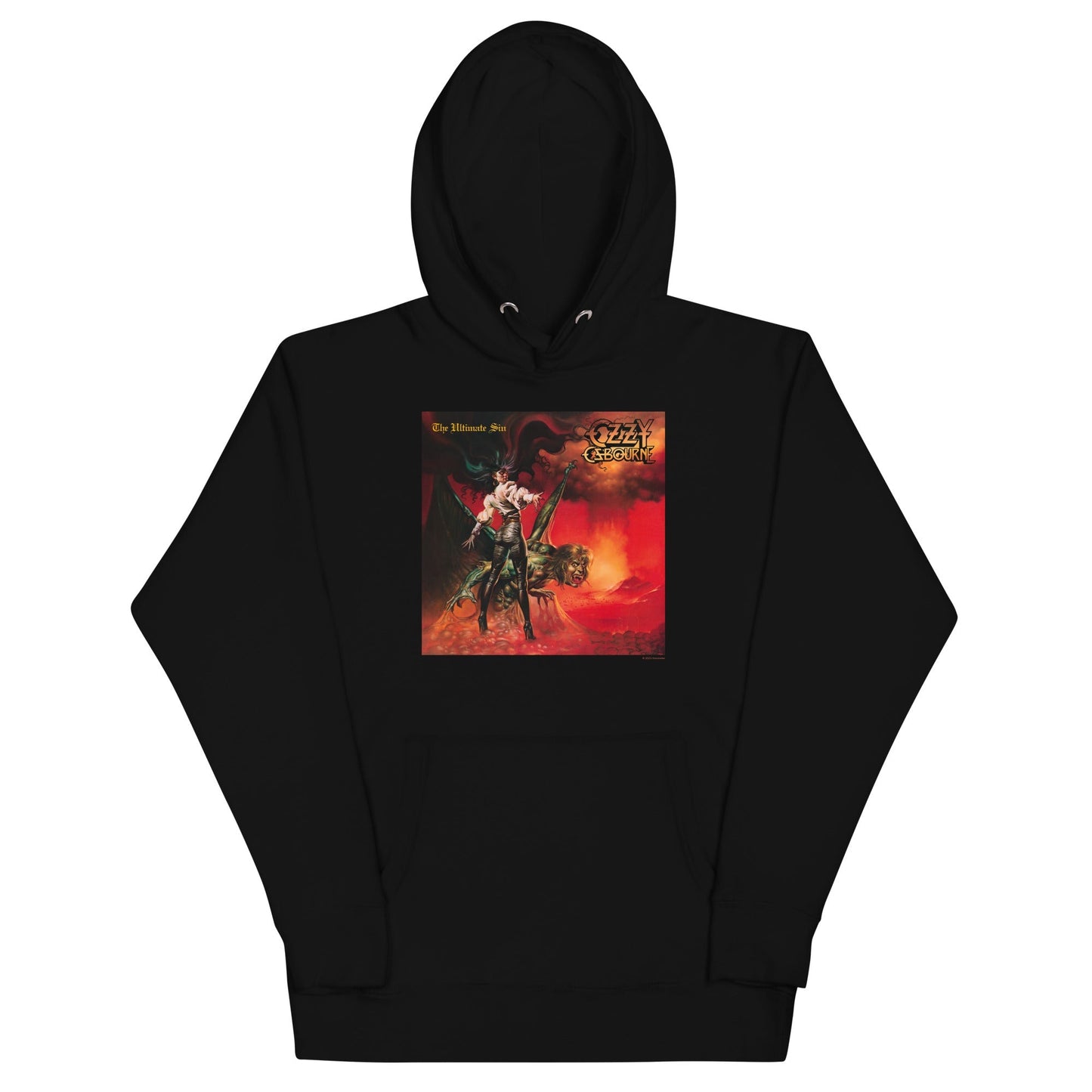 Ozzy Osbourne Prince of Darkness Mens Officially Licensed Hoodie Black