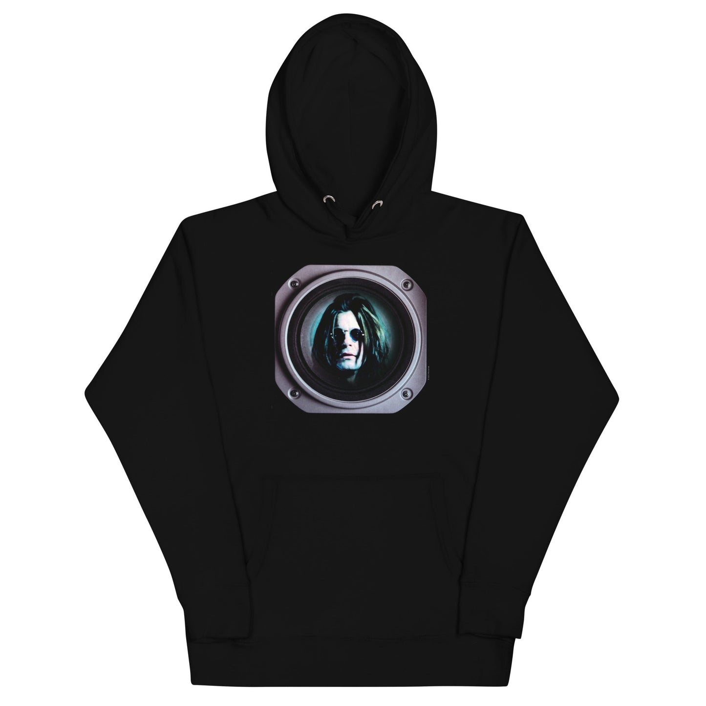 Ozzy Osbourne Lens Mens Officially Licensed Hoodie Black