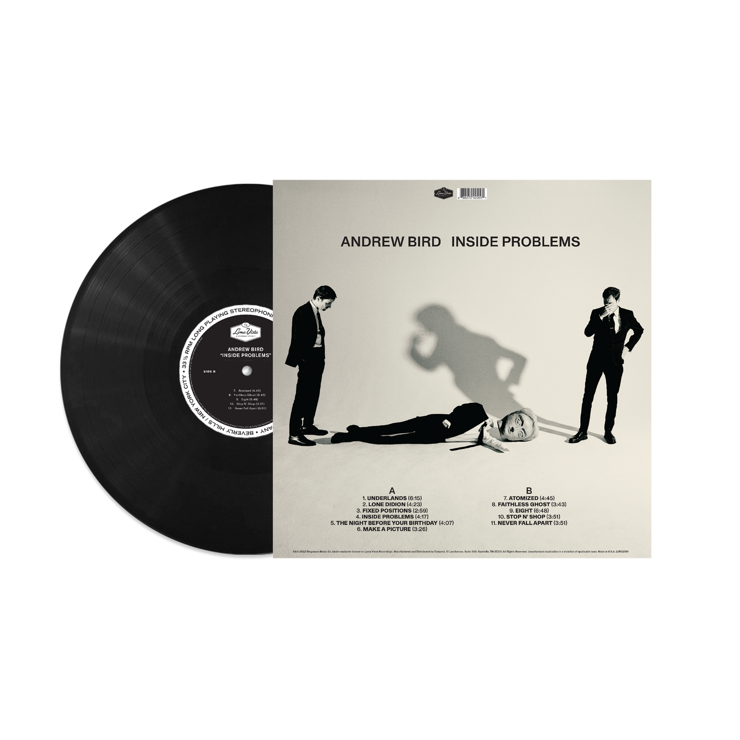 Andrew Bird - Inside Problems Black LP Vinyl Record