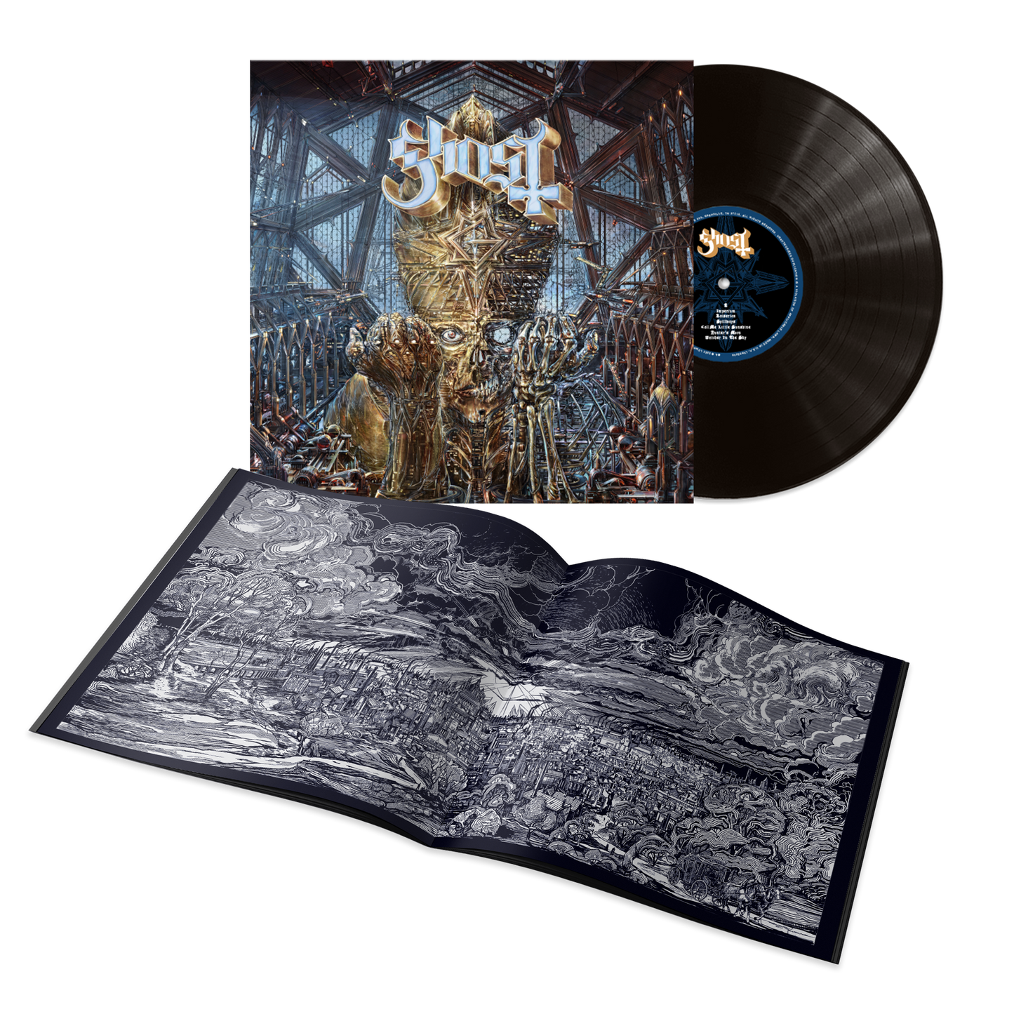 Ghost Impera Standard Black Vinyl Record w/ Booklet
