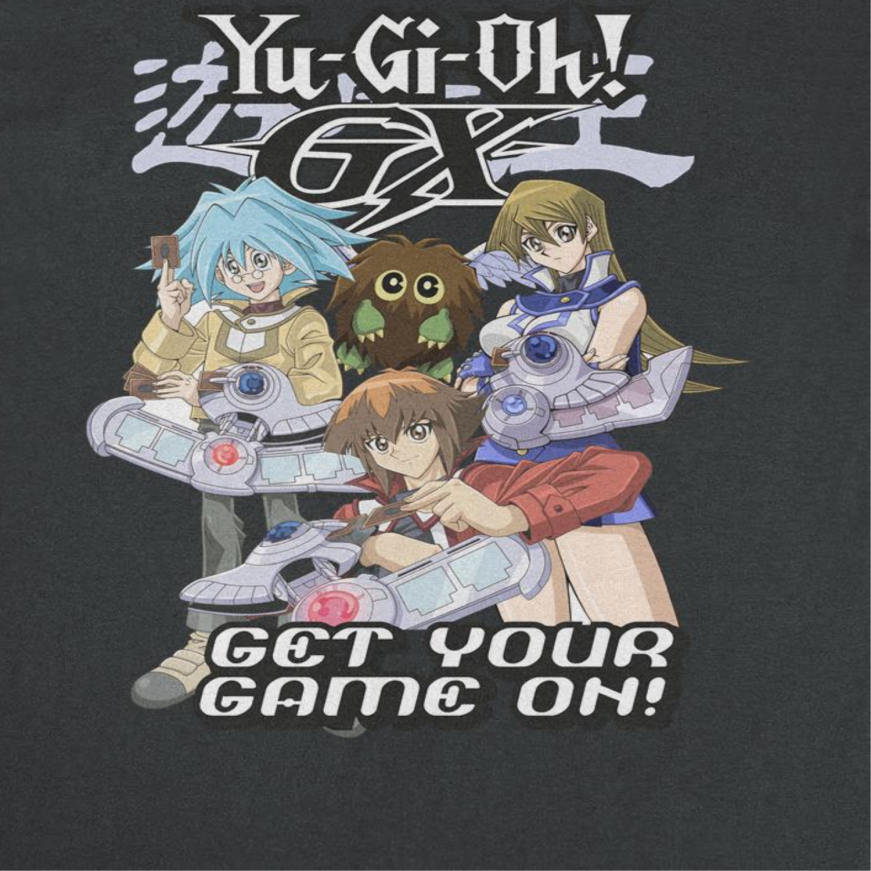 Yu-Gi-Oh GX Get Your Game On Mens T Shirt Black Officially Licensed