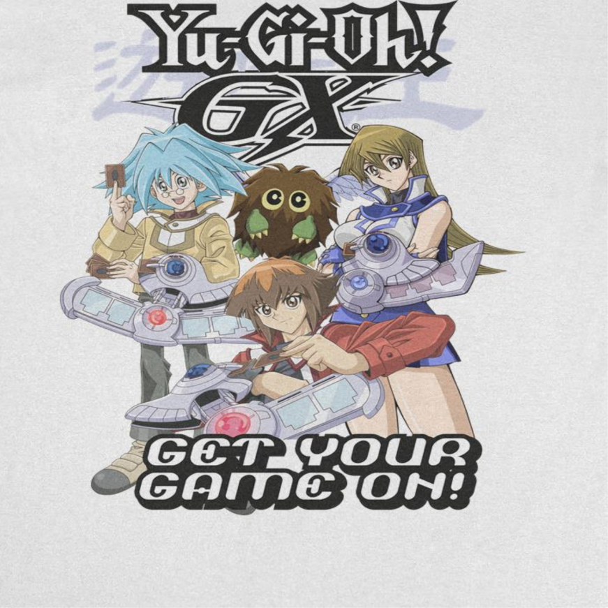 Yu-Gi-Oh GX Get Your Game On Mens T Shirt White Officially Licensed