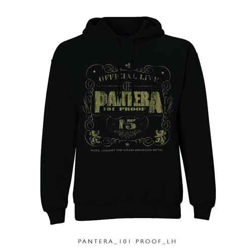 Pantera 101 Proof Hoodie Sweatshirt Officially Licensed