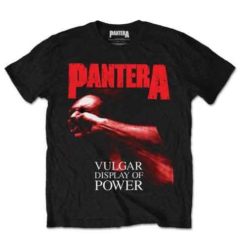 Pantera Red Vulgar Mens T Shirt Officially Licensed