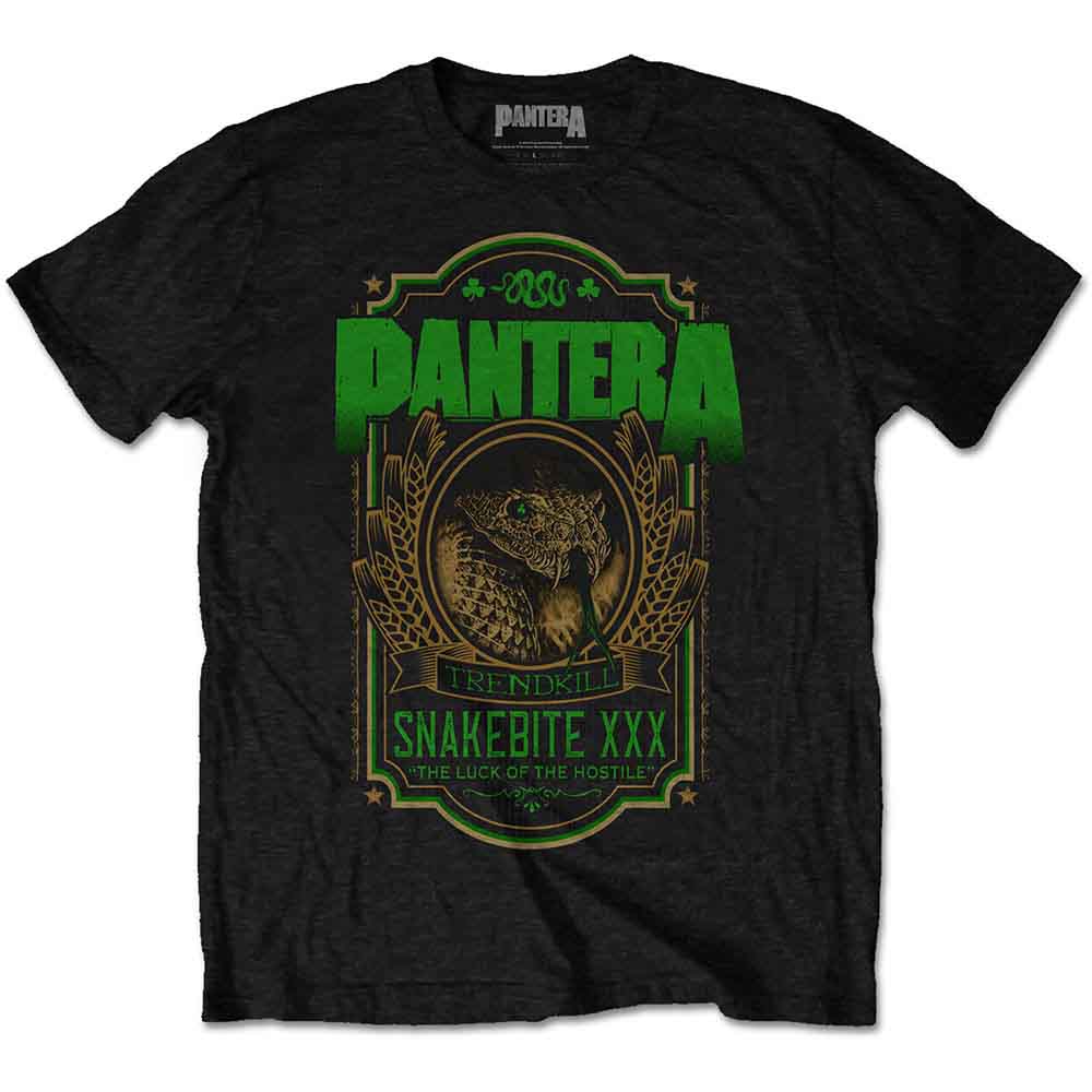 Pantera Snakebite XXX Label Mens T Shirt Officially Licensed