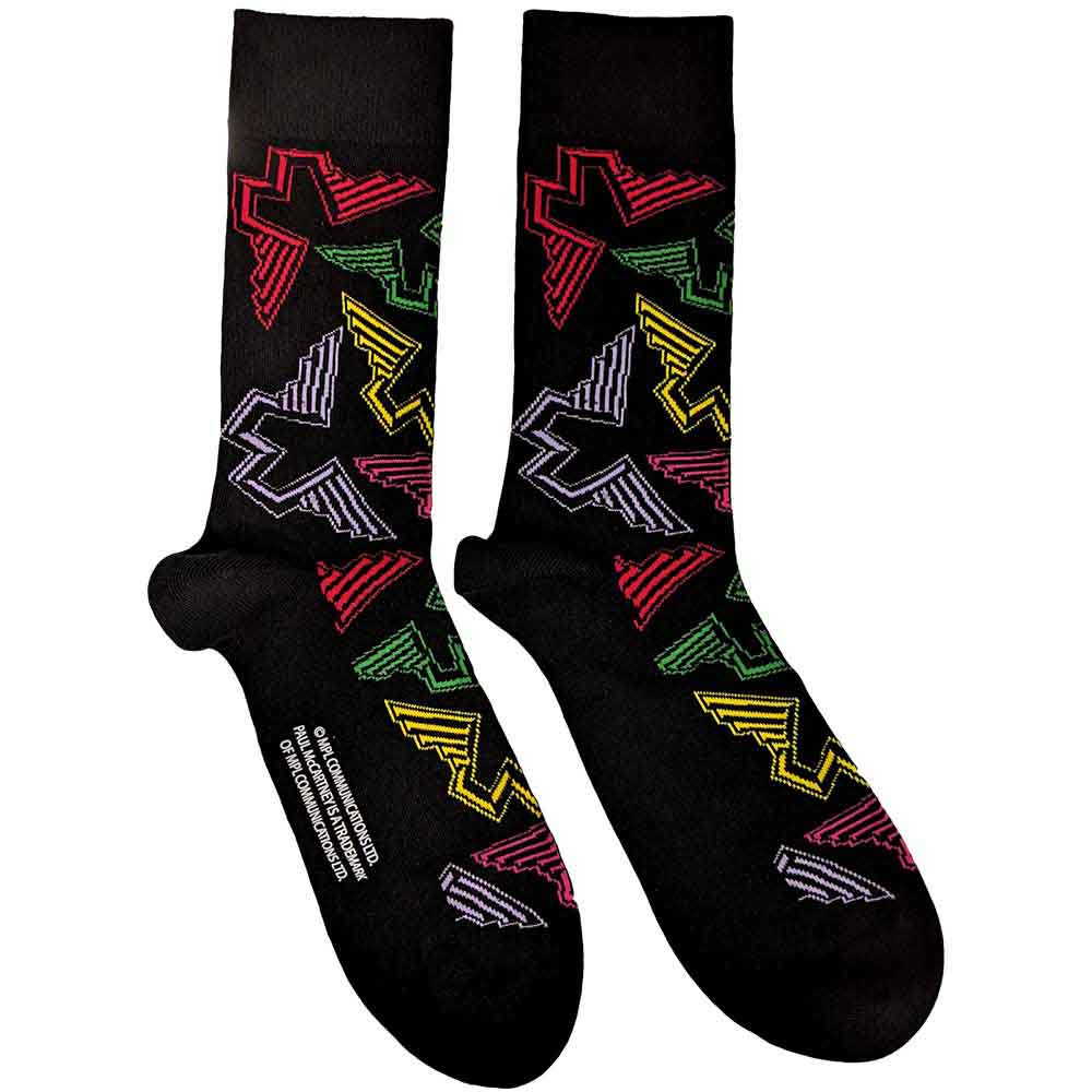 Paul McCartney Wings Logos Socks Officially Licensed