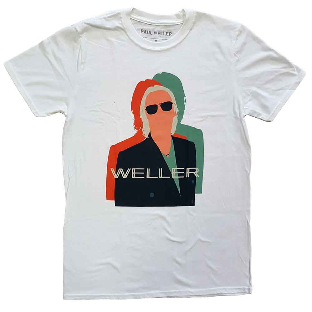 Paul Weller Illustration Offset Mens T Shirt Officially Licensed