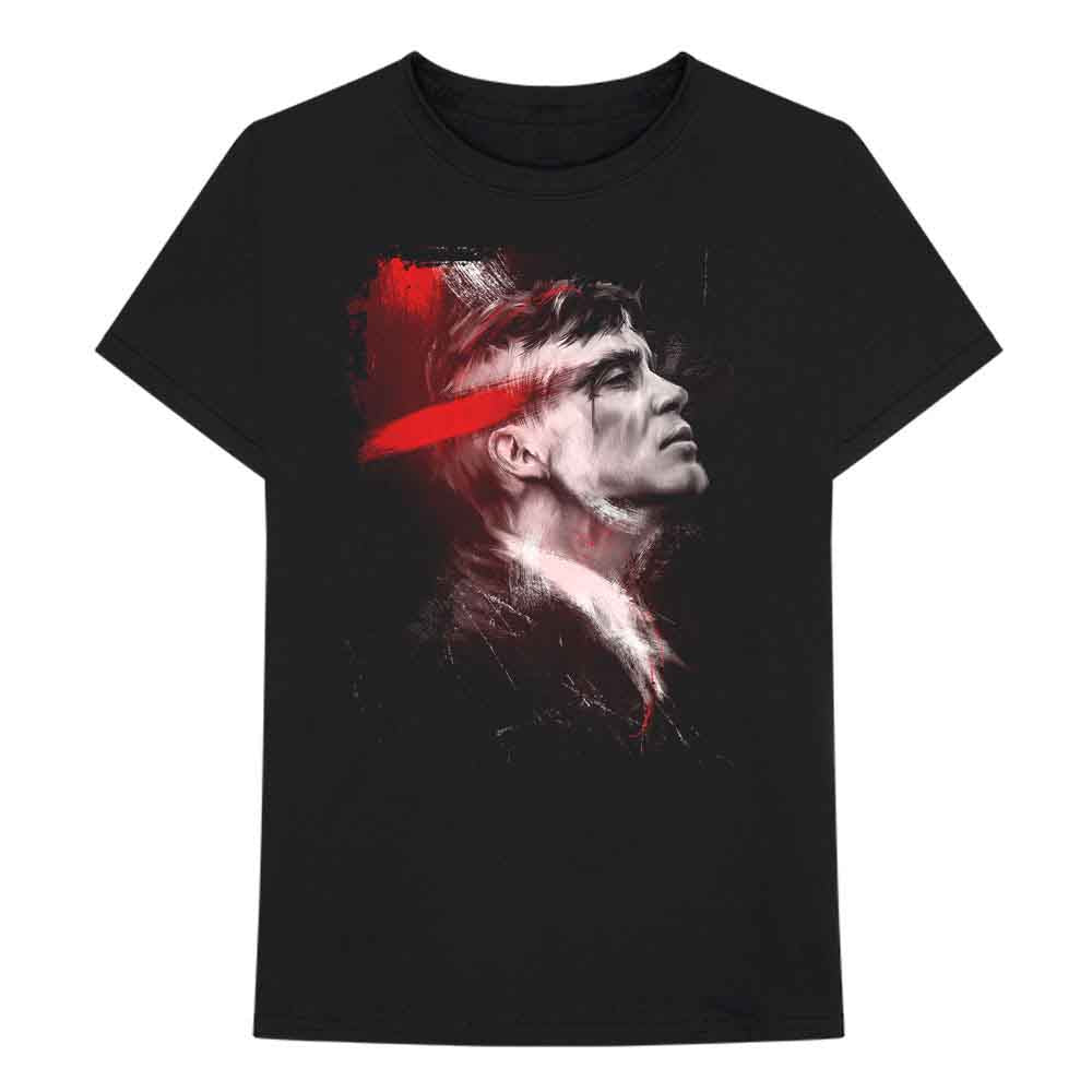 Peaky Blinders Paint Strokes Mens T Shirt Officially Licensed
